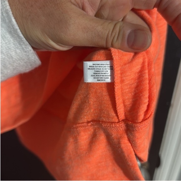 Lisa Todd Embroidered Long Sleeve Bright Orange Size: S - Picture 4 of 7